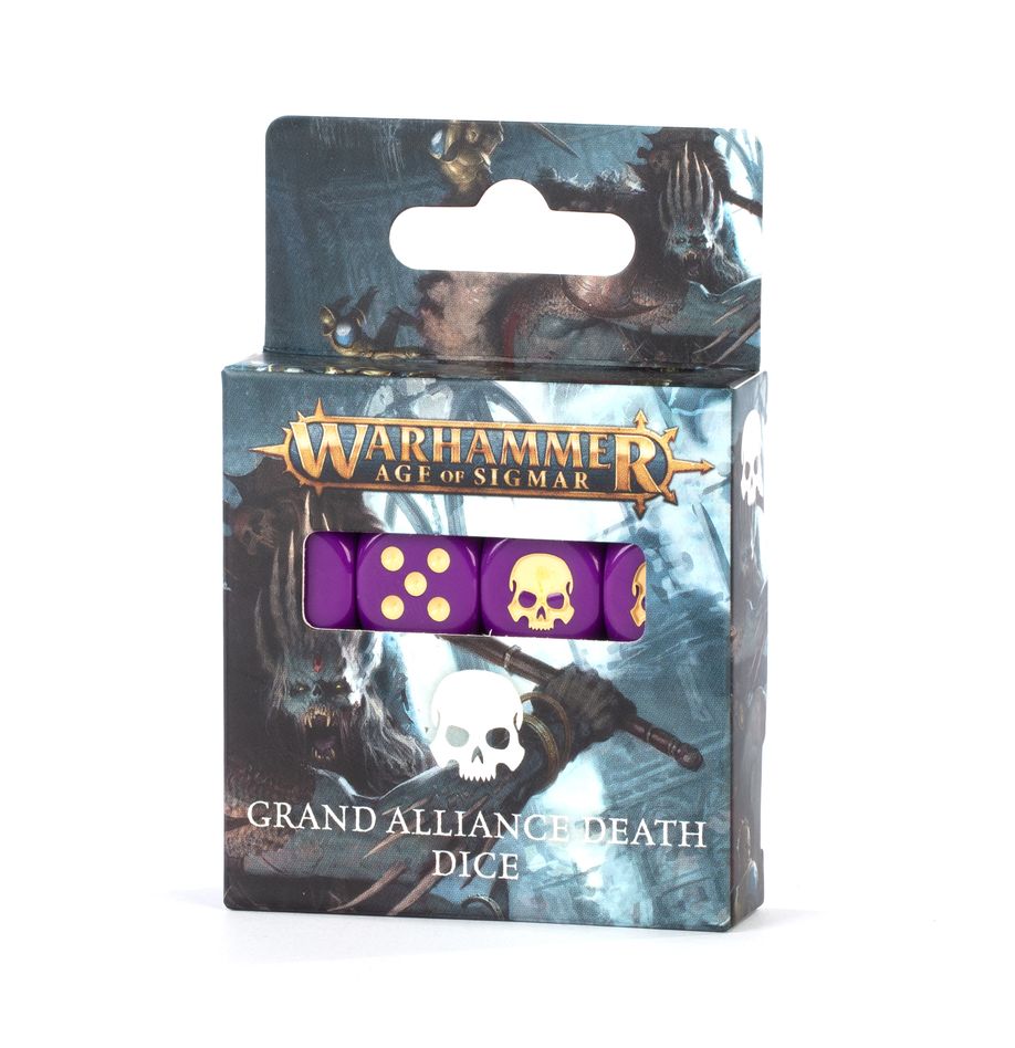 Age of Sigmar: Grand Alliance Death Dice - 戰鎚西格瑪時代：死亡大聯盟套骰