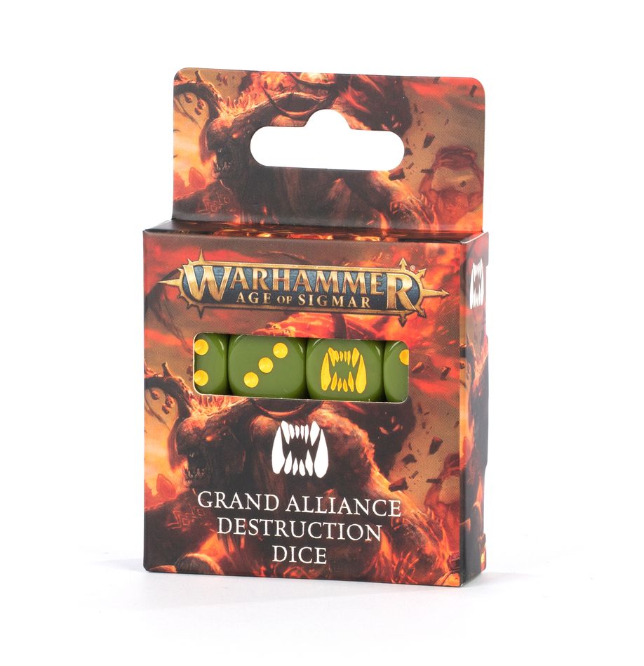 Age of Sigmar: Grand Alliance Destruction Dice - 戰鎚西格瑪時代：毀滅大聯盟套骰