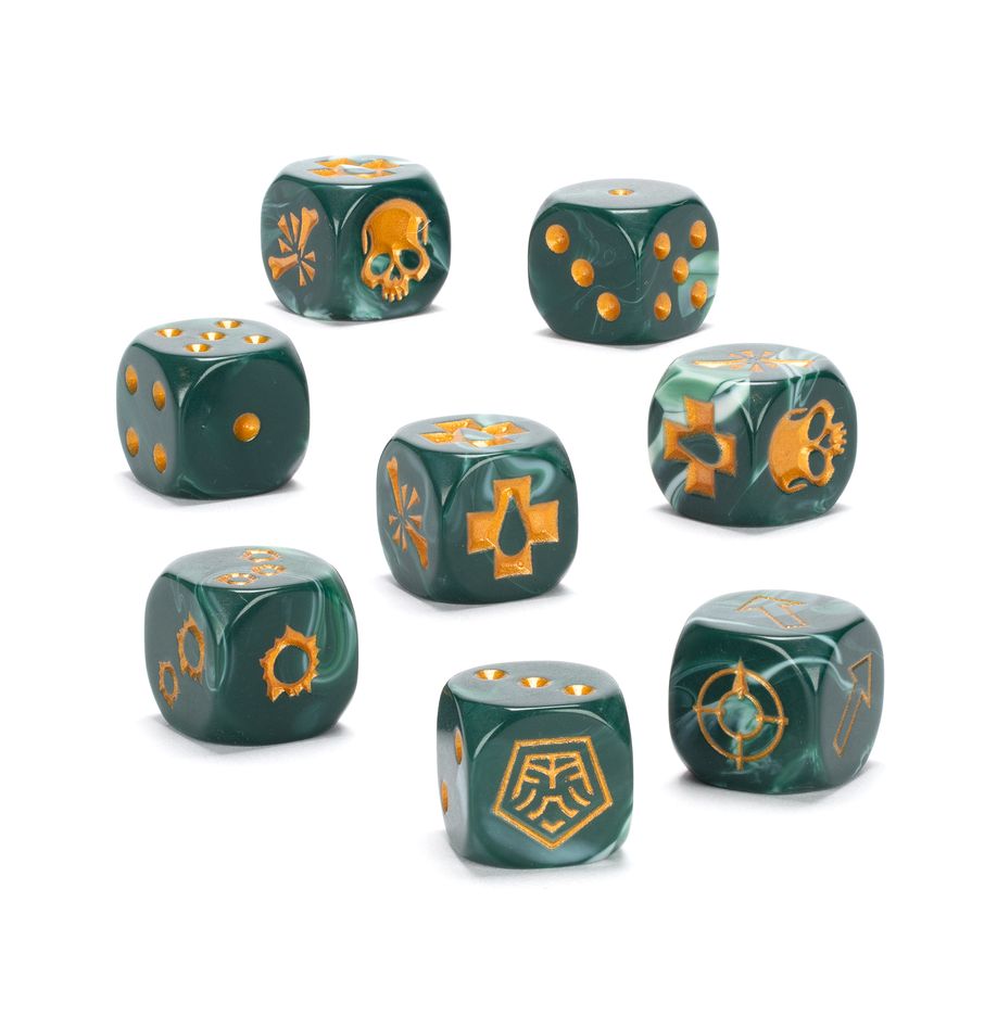 Necromunda: Halls of the Ancients Dice Set - 涅克羅蒙達：先祖大廳套骰組