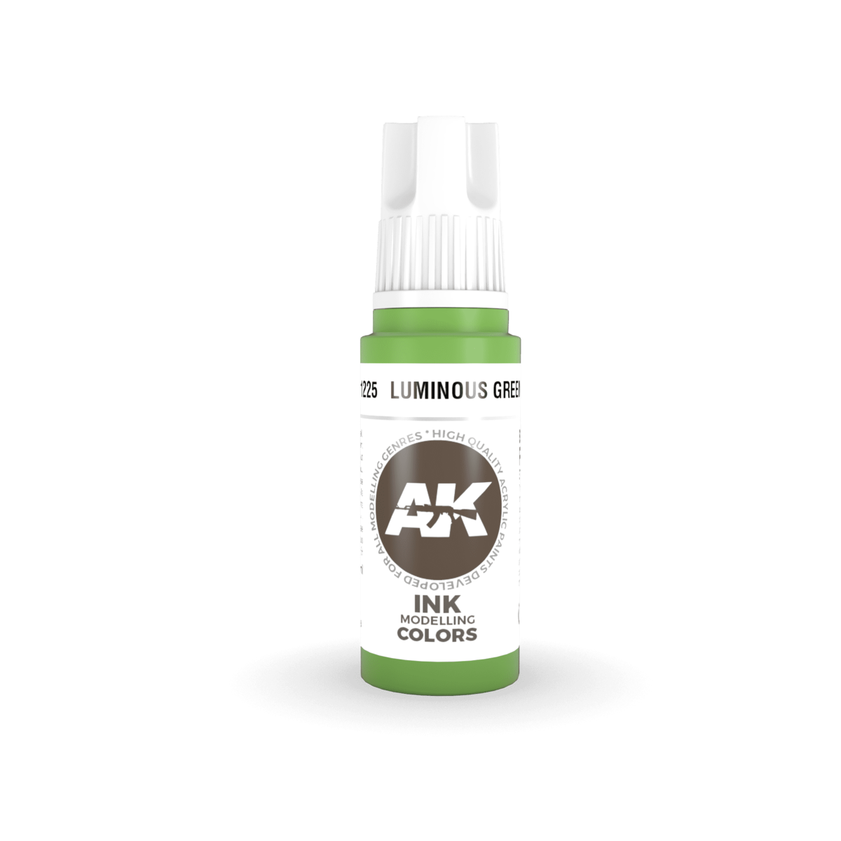 AK-11225 AK Interactive 3G Acrylic Luminous Green INK 17ml