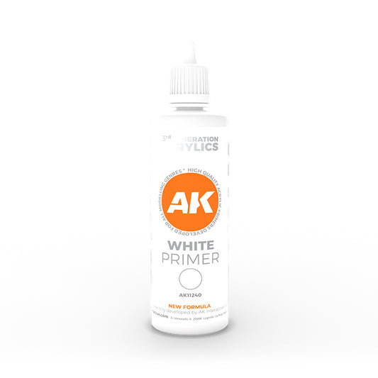 AK-11240 AK Interactive 3G Acrylic White Primer 100ml