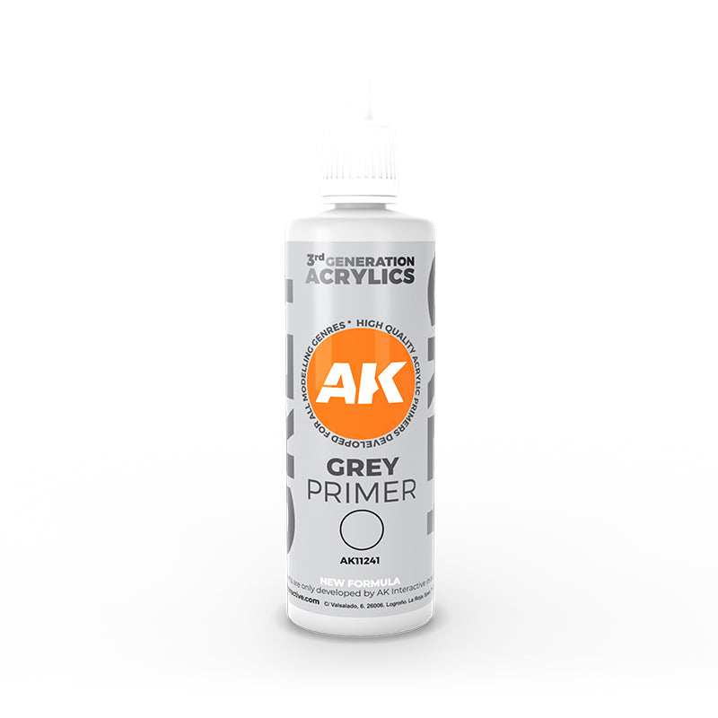 AK-11241 AK Interactive 3G Acrylic Grey Primer 100ml