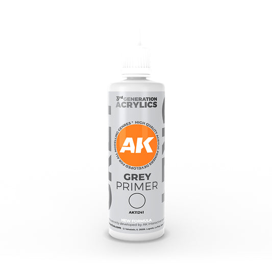 AK-11241 AK Interactive 3G Acrylic Grey Primer 100ml