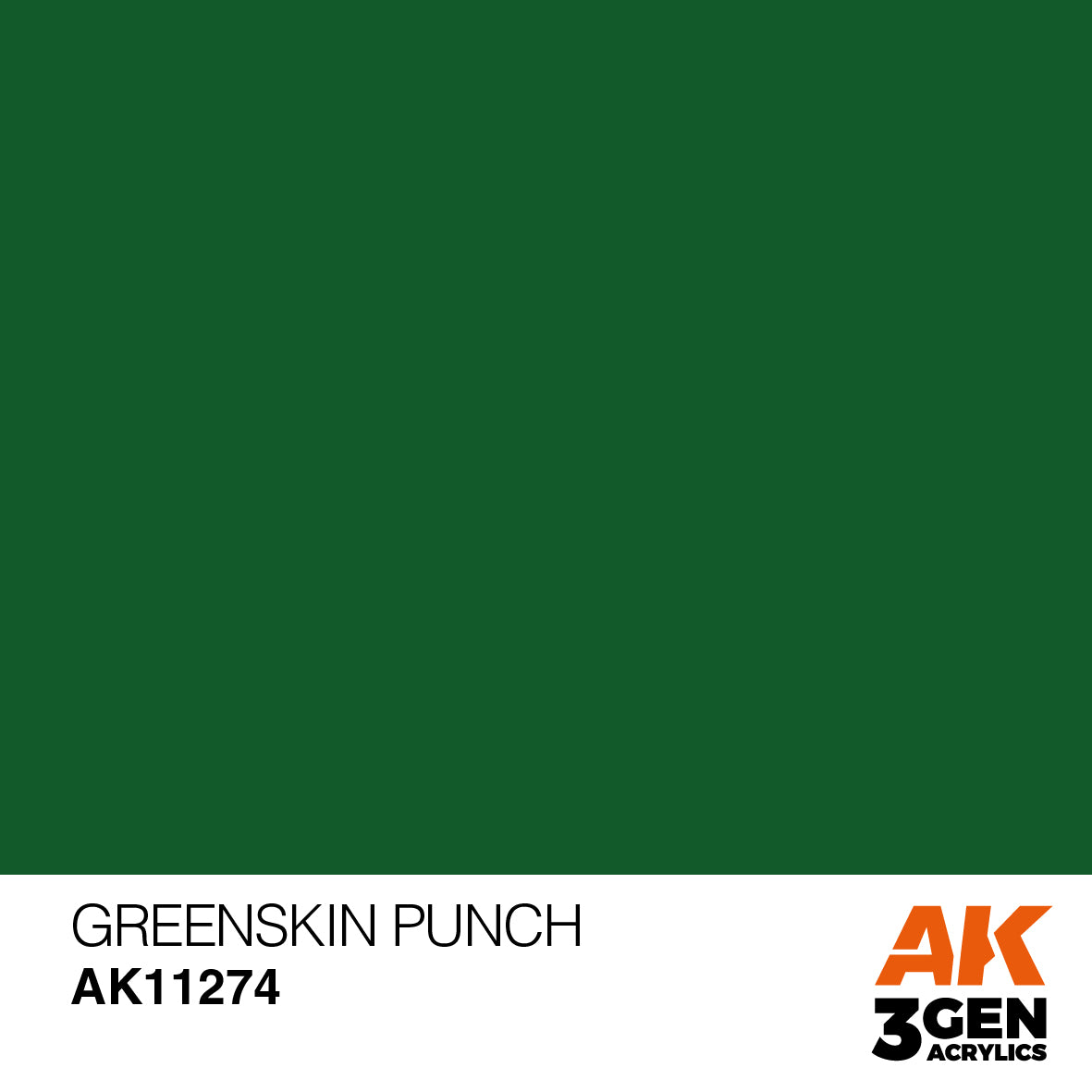 AK-11274 AK Interactive 3G Ultra Color Punch Greenskin Punch 17ml