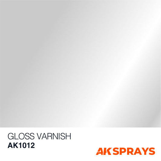 AK Sprays - Basic Colors - AK1012 Gloss Varnish Spray 400ml