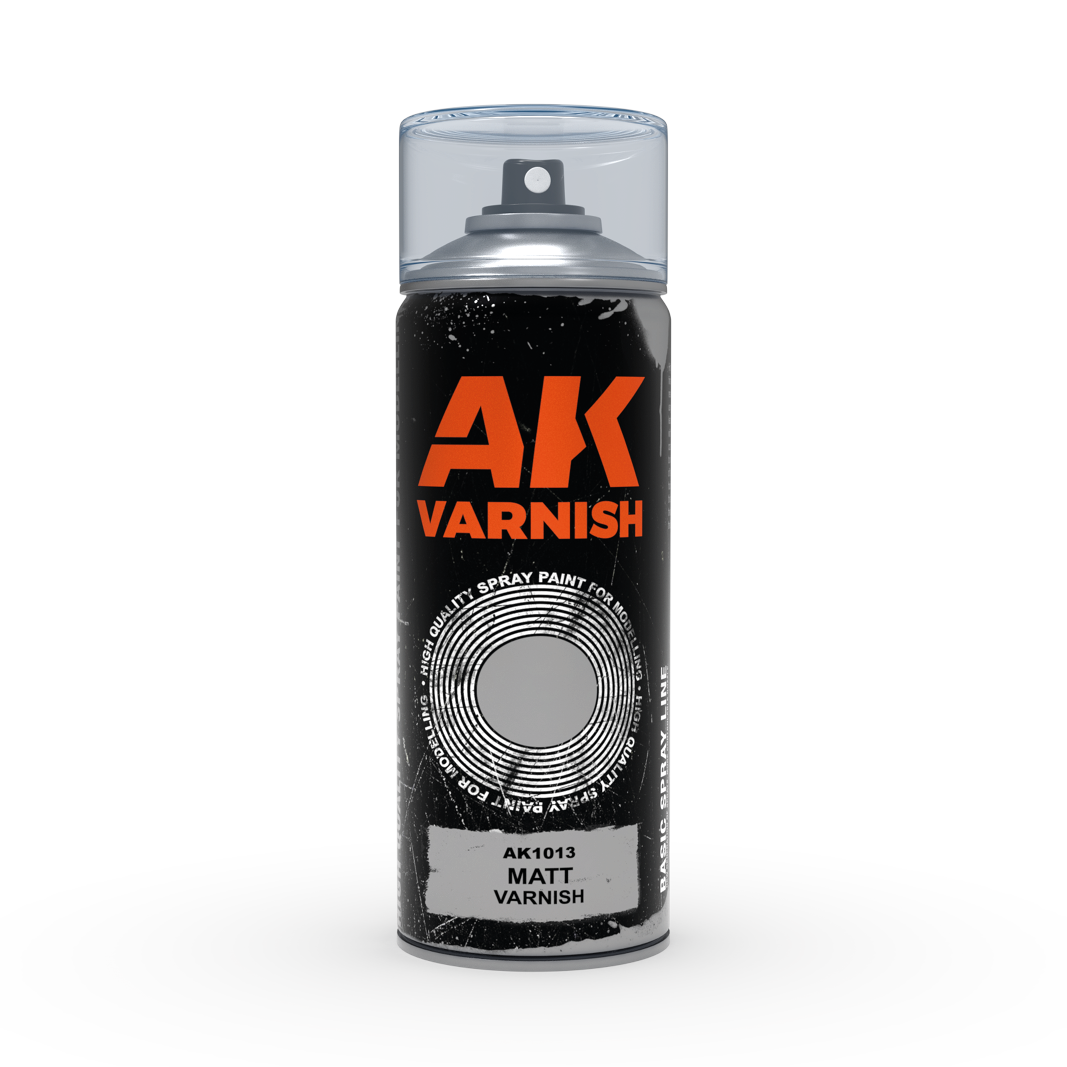 AK Sprays - Basic Colors - AK1013 Matt Varnish Spray 400ml