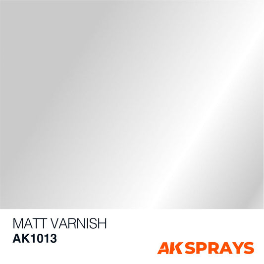 AK Sprays - Basic Colors - AK1013 Matt Varnish Spray 400ml