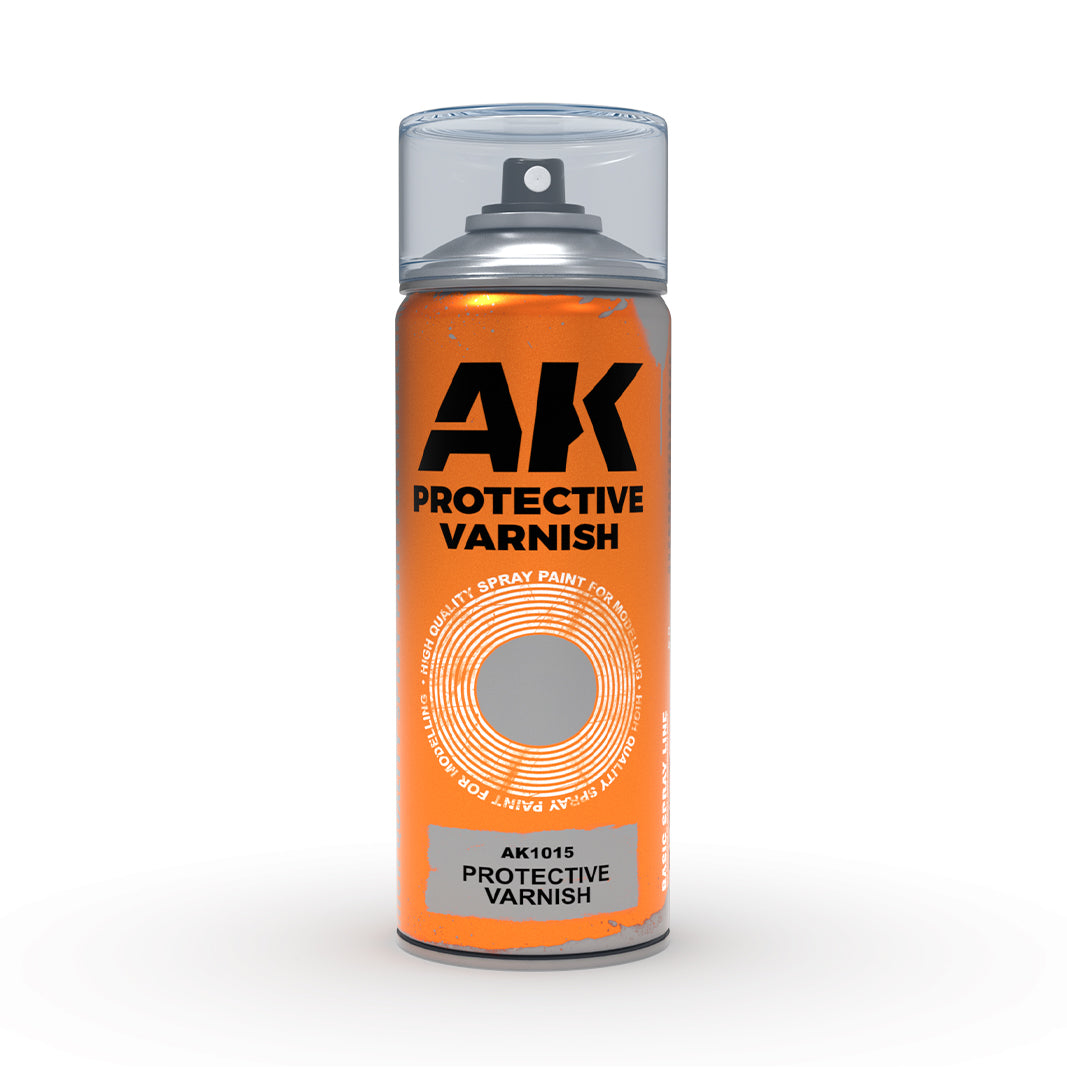 AK Sprays - Basic Colors - AK1015 Protective Varnish Spray 400ml