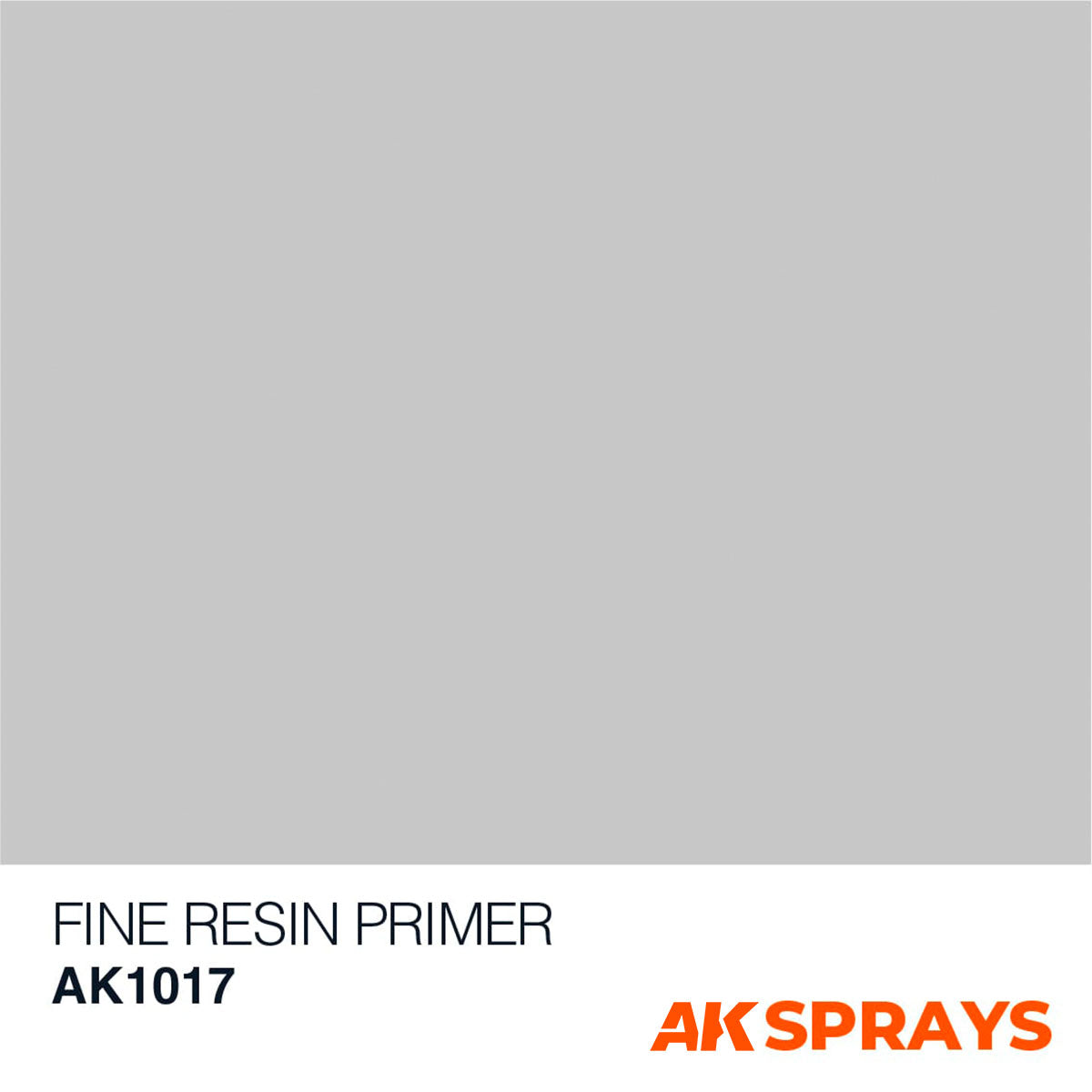 AK Sprays - Basic Colors - AK1017 Fine Resin Primer Spray 150ml