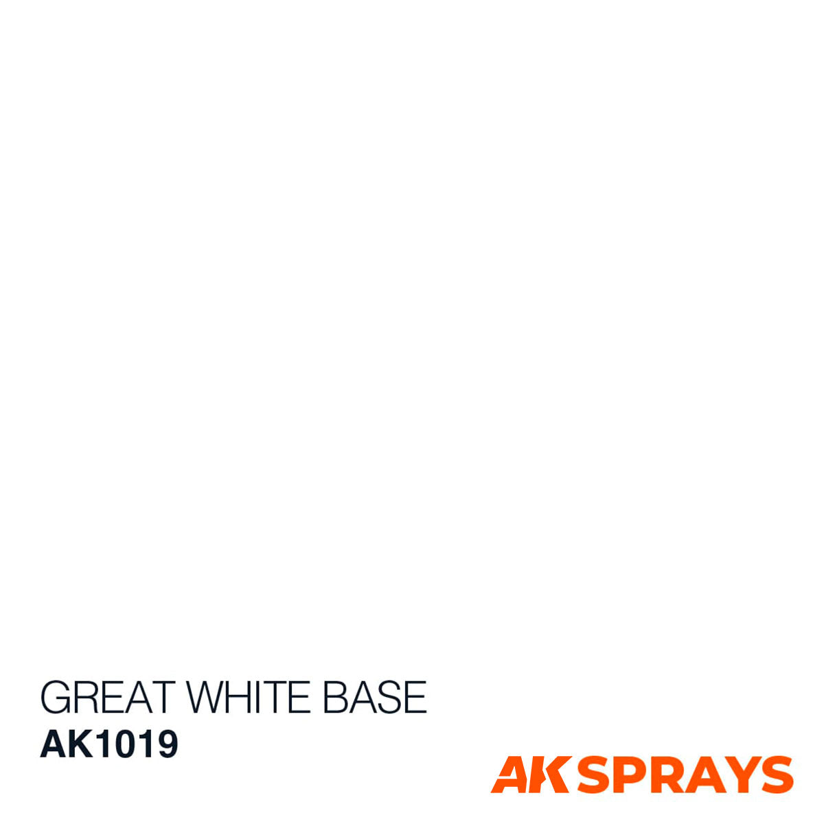 AK Sprays - Basic Colors - AK1019 Great White Base Spray 150ml