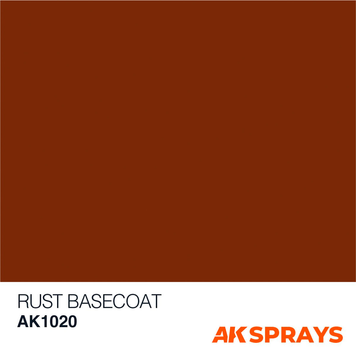 AK Sprays - Basic Colors - AK1020 Rust Basecoat Spray 150ml