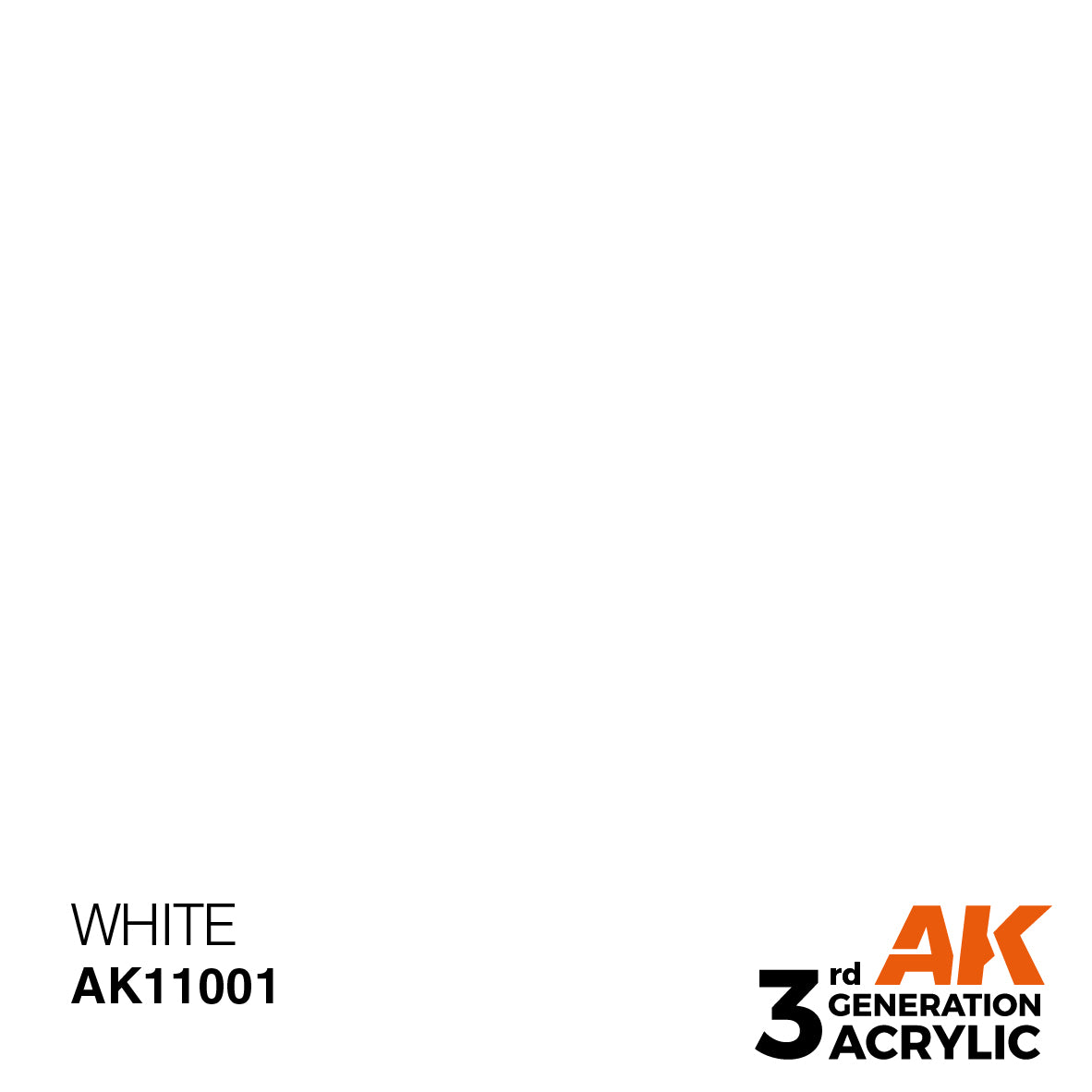 AK-11001 AK Interactive 3G Acrylic White 17ml