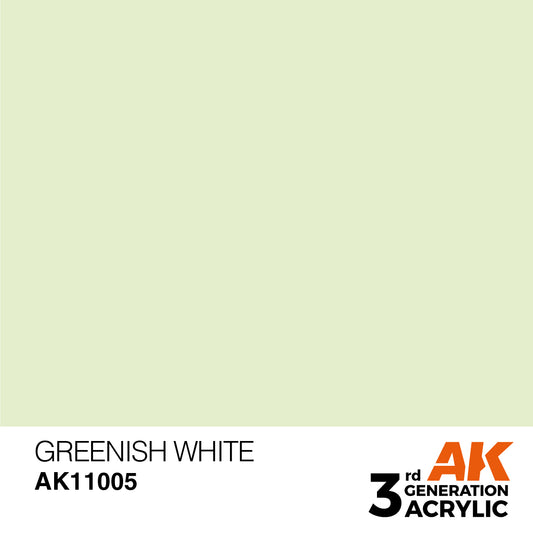 AK-11005 AK Interactive 3G Acrylic Greenish White 17ml