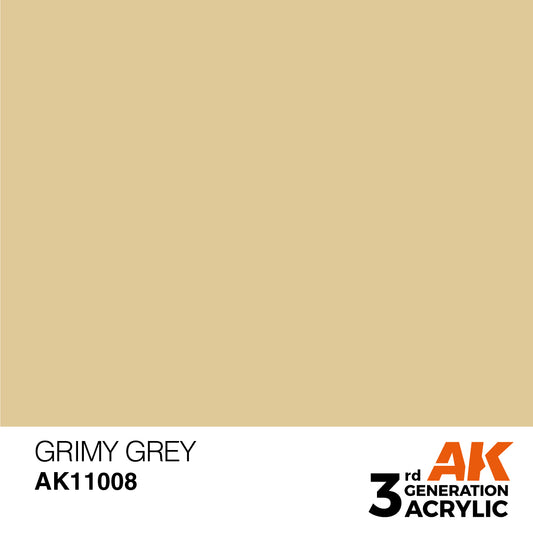 AK-11008 AK Interactive 3G Acrylic Grimy Grey 17ml