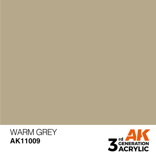 AK-11009 AK Interactive 3G Acrylic Warm Grey 17ml