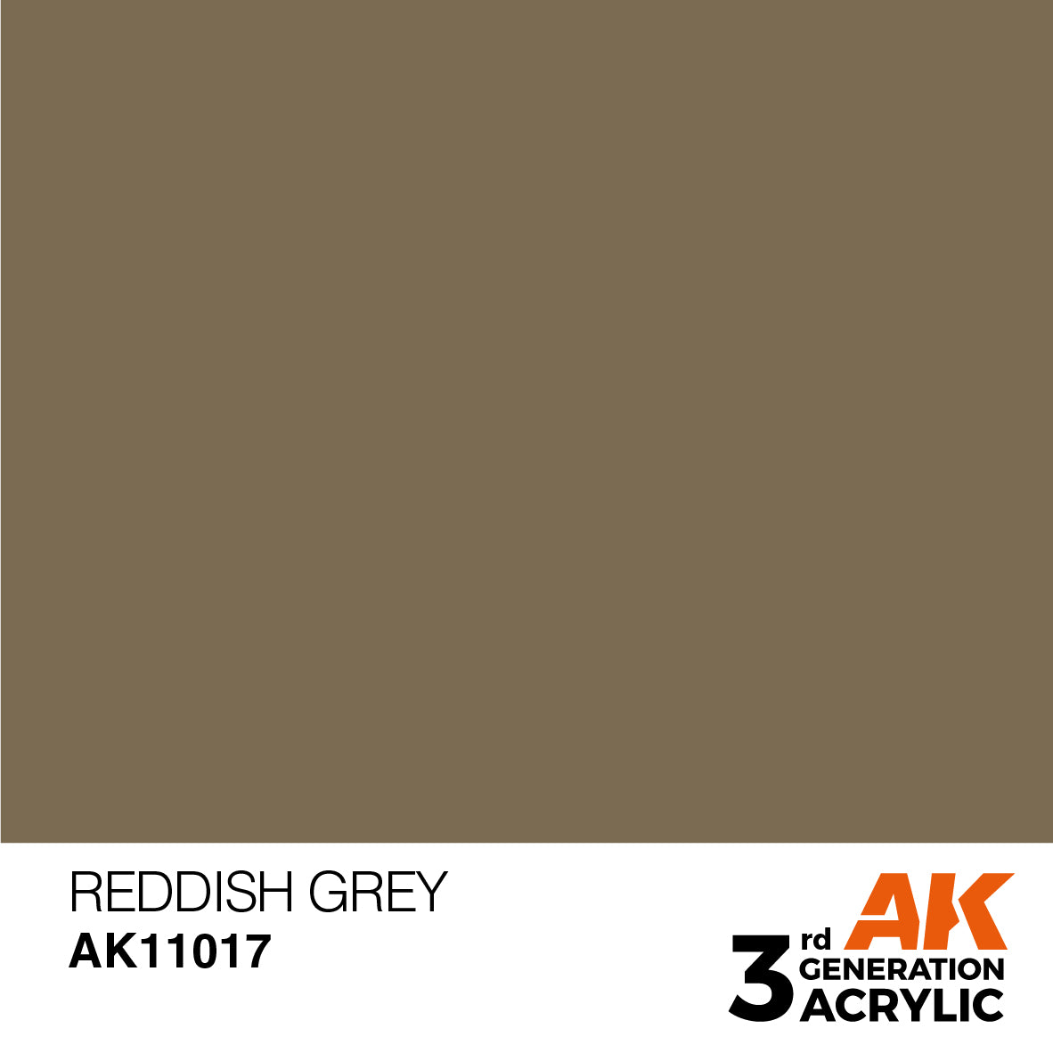 AK-11017 AK Interactive 3G Acrylic Reddish Grey 17ml