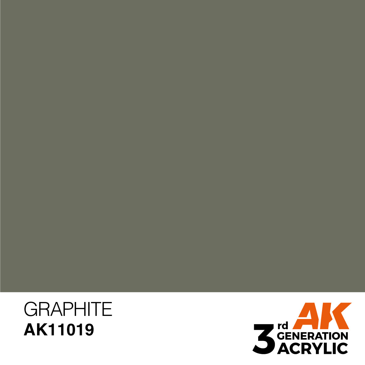 AK-11019 AK Interactive 3G Acrylic Graphite 17ml