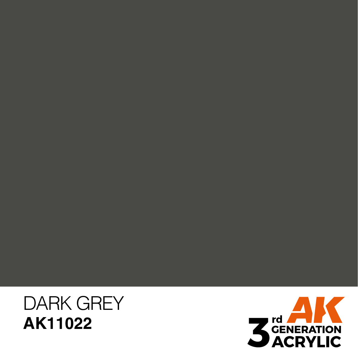 AK-11022 AK Interactive 3G Acrylic Dark Grey 17ml