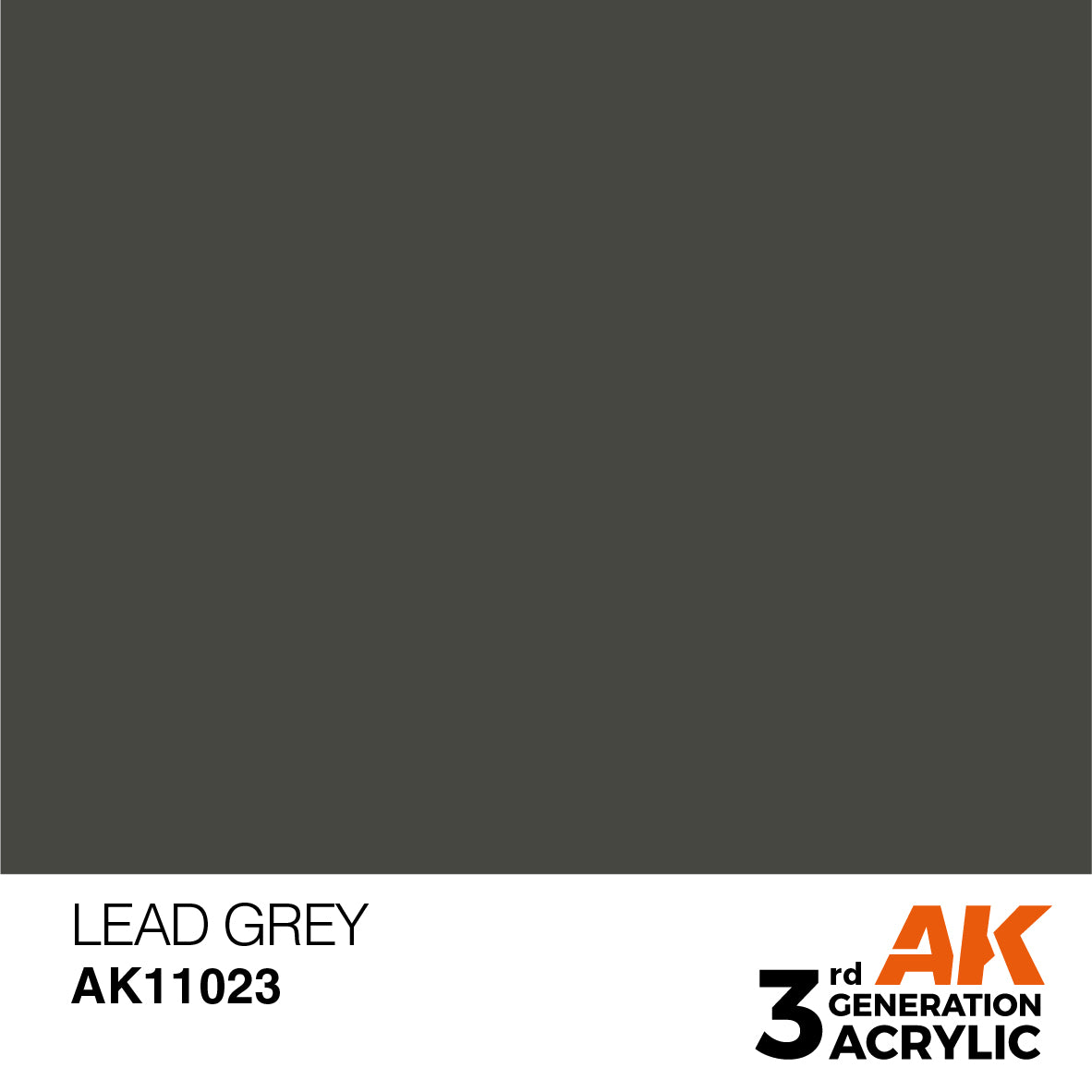 AK-11023 AK Interactive 3G Acrylic Lead Grey 17ml