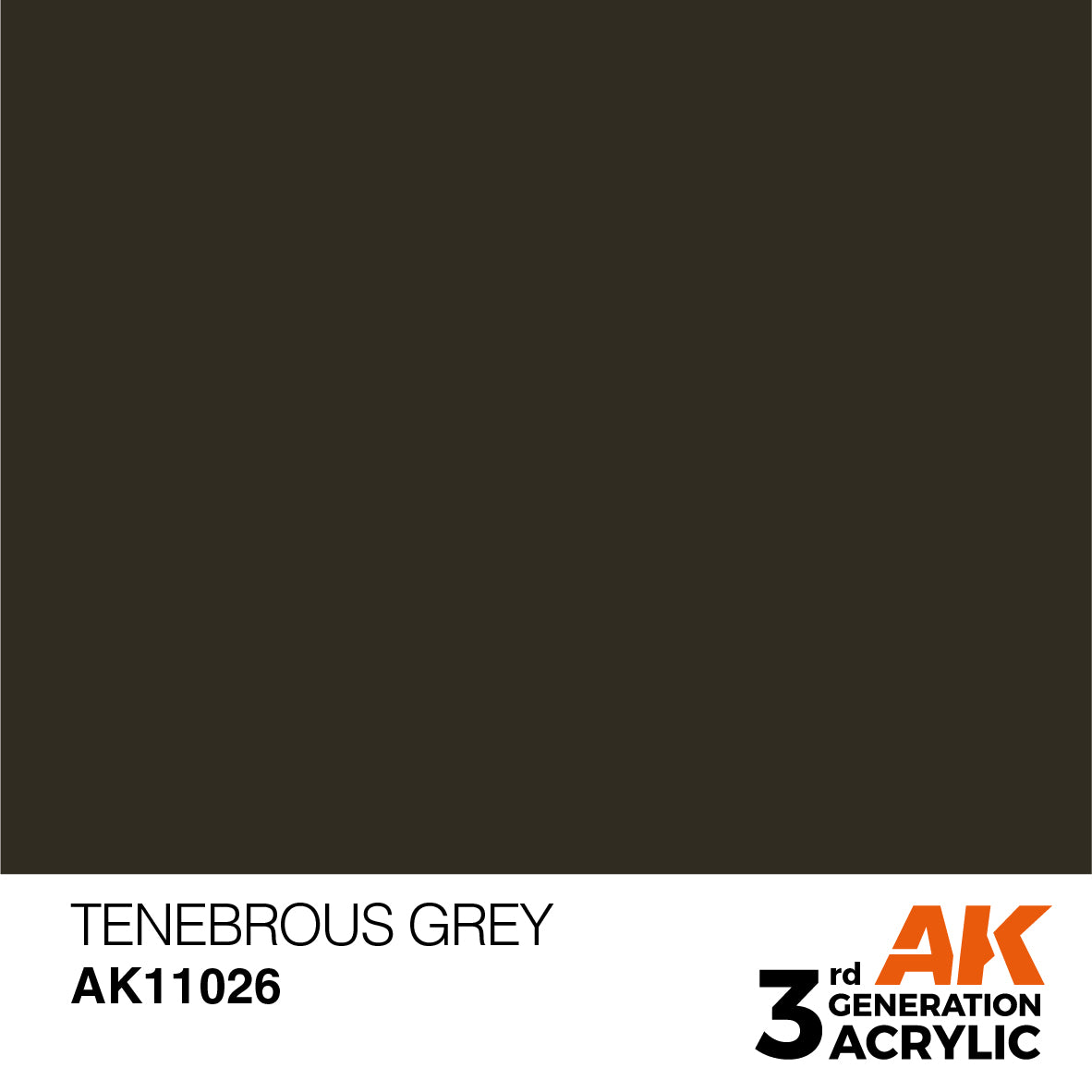 AK-11026 AK Interactive 3G Acrylic Tenebrous Grey 17ml