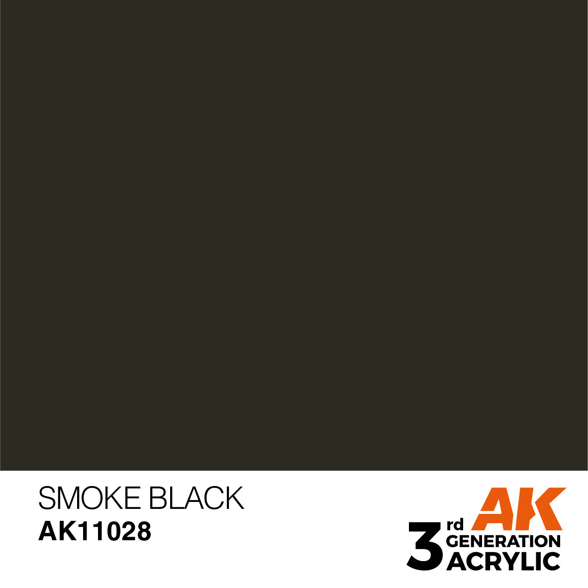 AK-11028 AK Interactive 3G Acrylic Smoke Black 17ml