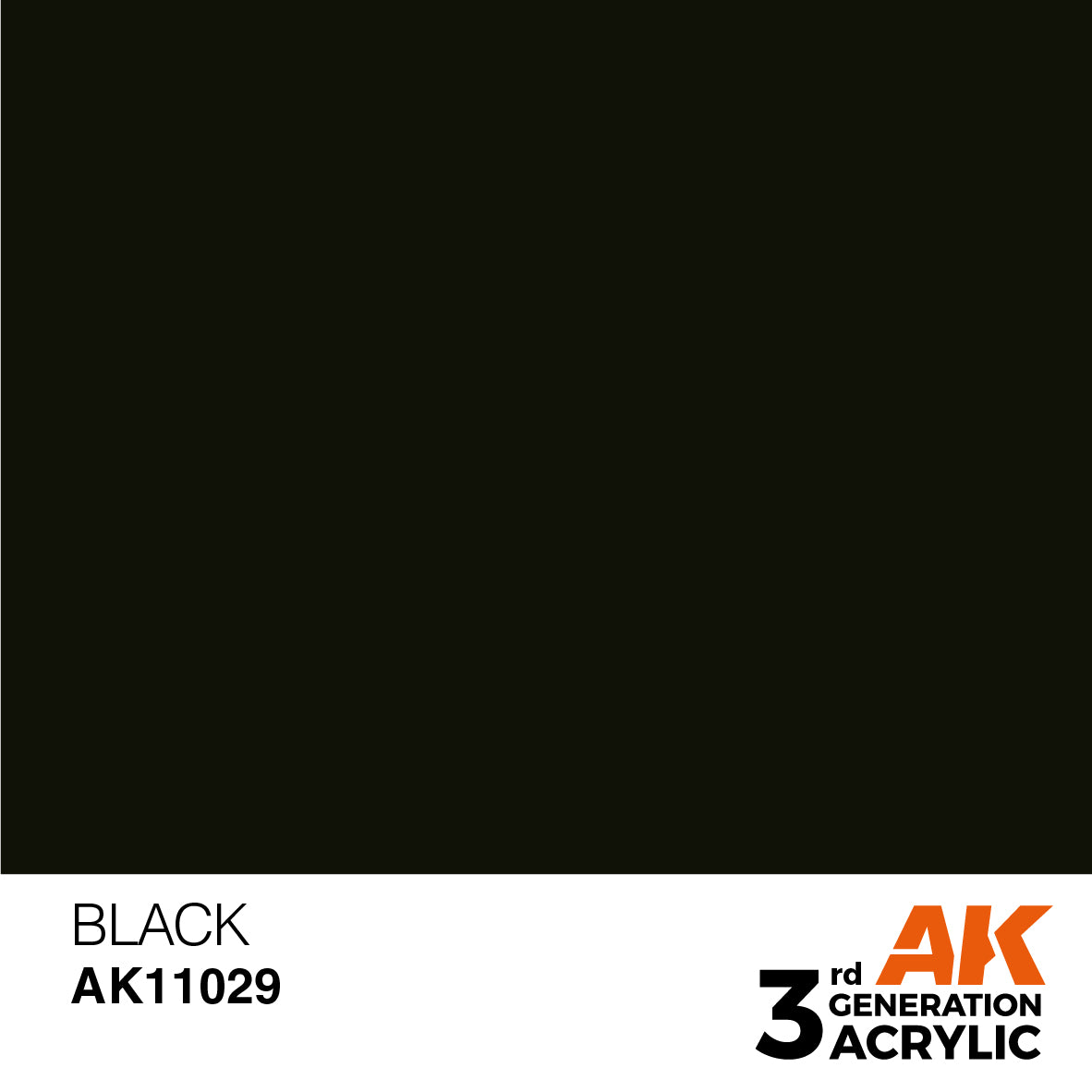 AK-11029 AK Interactive 3G Acrylic Black 17ml