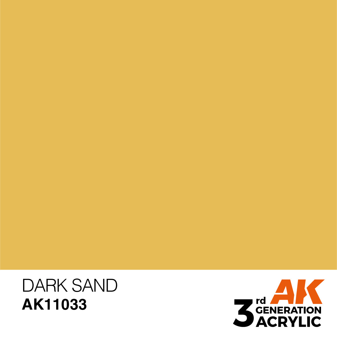 AK-11033 AK Interactive 3G Acrylic Dark Sand 17ml