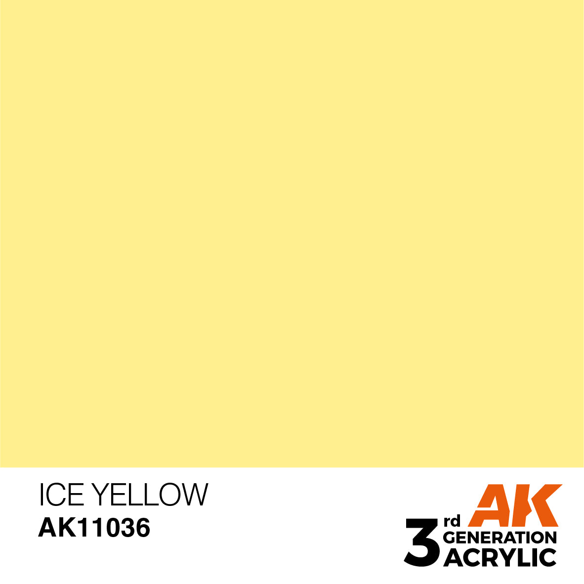 AK-11036 AK Interactive 3G Acrylic Ice Yellow 17ml