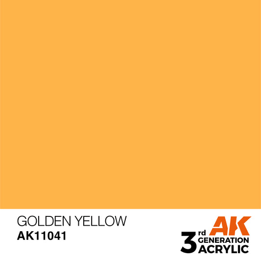 AK-11041 AK Interactive 3G Acrylic Golden Yellow 17ml