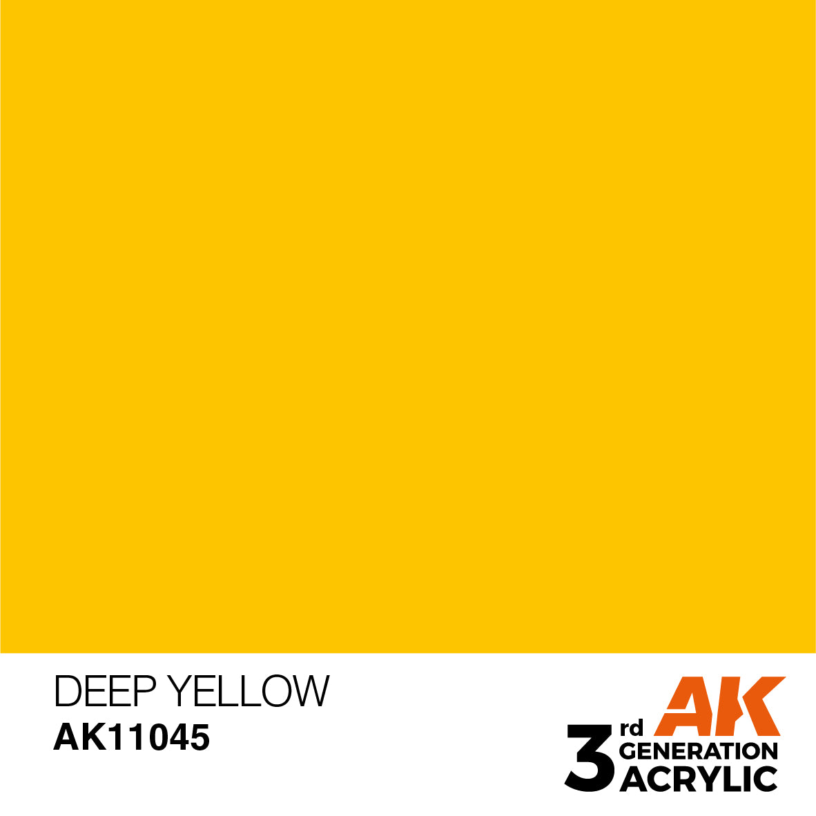 AK-11045 AK Interactive 3G Acrylic Deep Yellow 17ml