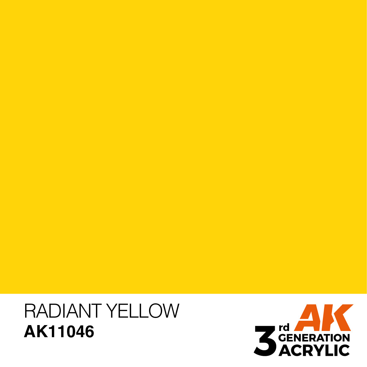 AK-11046 AK Interactive 3G Acrylic Radiant Yellow 17ml