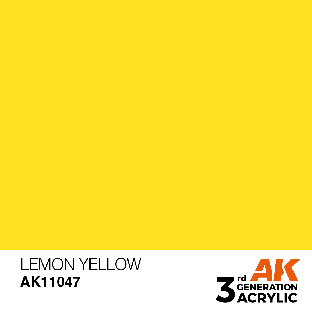 AK-11047 AK Interactive 3G Acrylic Lemon Yellow 17ml