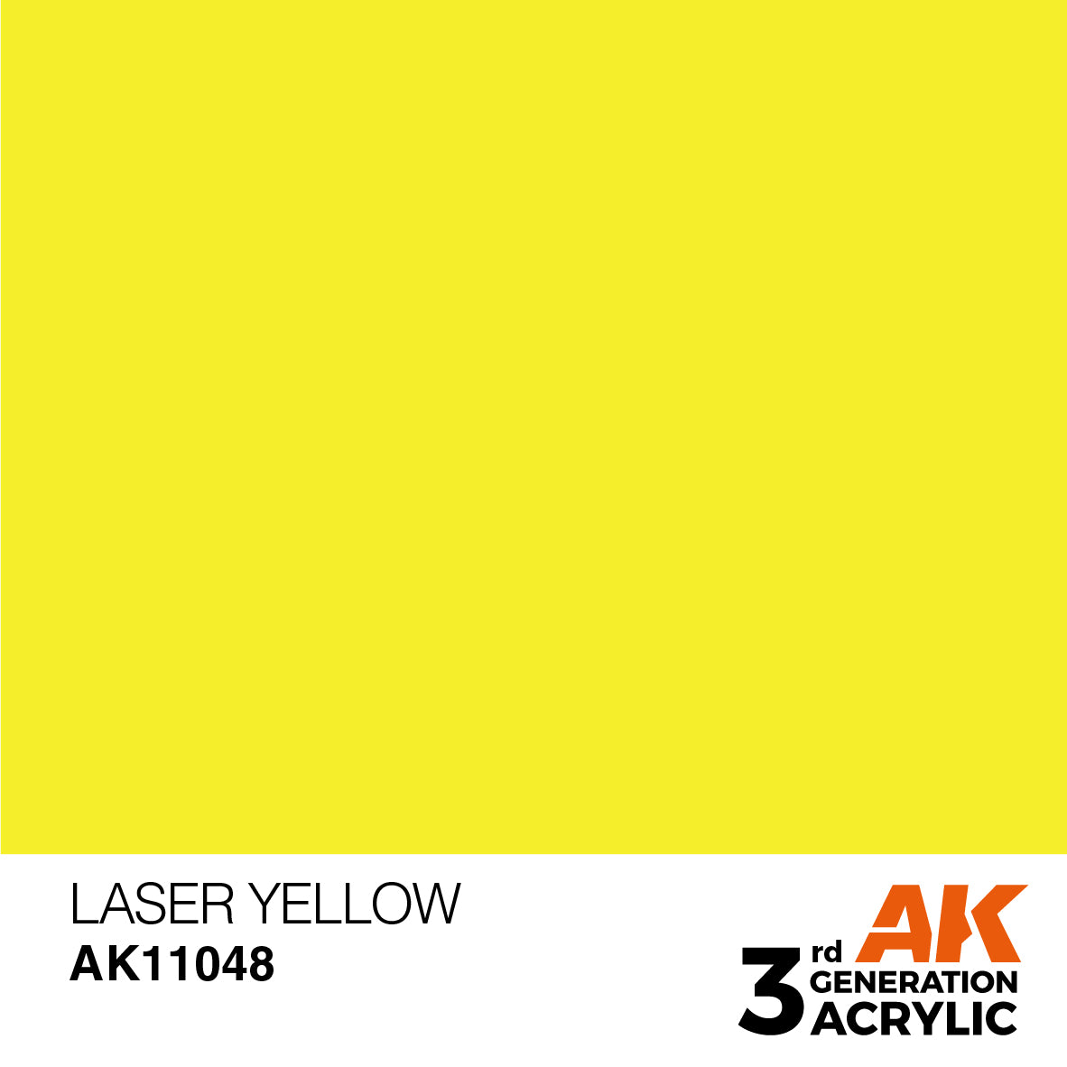 AK-11048 AK Interactive 3G Acrylic Laser Yellow 17ml