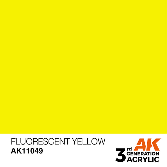 AK-11049 AK Interactive 3G Acrylic Fluorescent Yellow 17ml