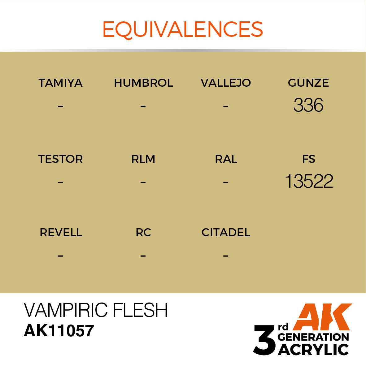 AK-11057 AK Interactive 3G Acrylic Vampiric Flesh 17ml