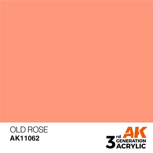 AK-11062 AK Interactive 3G Acrylic Old Rose 17ml