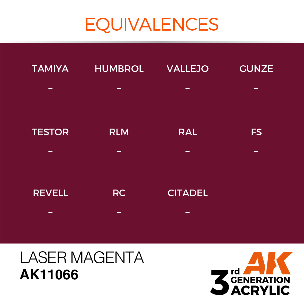 AK-11066 AK Interactive 3G Acrylic Laser Magenta17ml