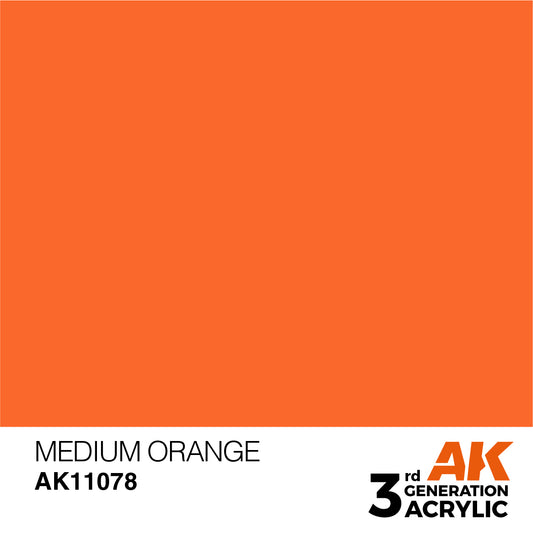 AK-11078 AK Interactive 3G Acrylic Medium Orange 17ml