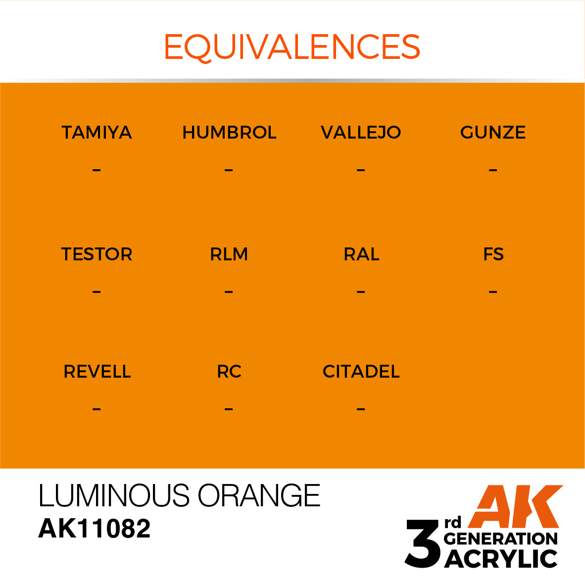 AK-11082 AK Interactive 3G Acrylic Luminous Orange 17ml