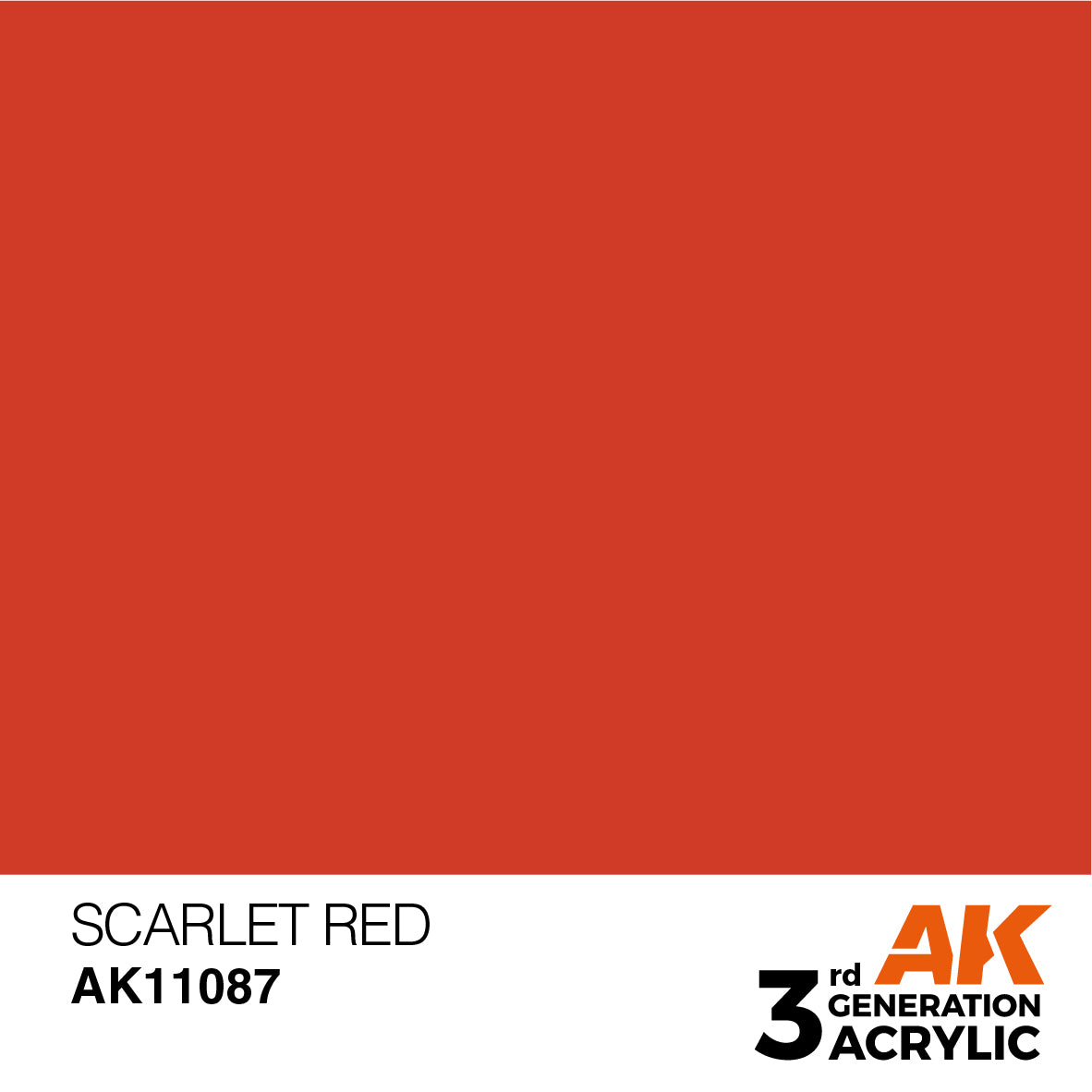 AK-11087 AK Interactive 3G Acrylic Scarlet Red 17ml