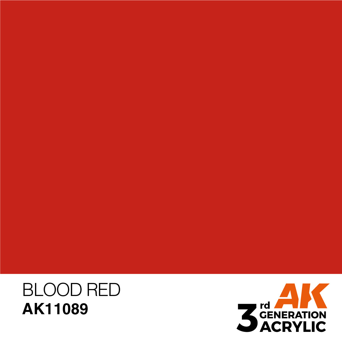 AK-11089 AK Interactive 3G Acrylic Blood Red 17ml