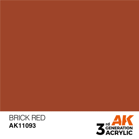 AK-11093 AK Interactive 3G Acrylic Brick Red 17ml