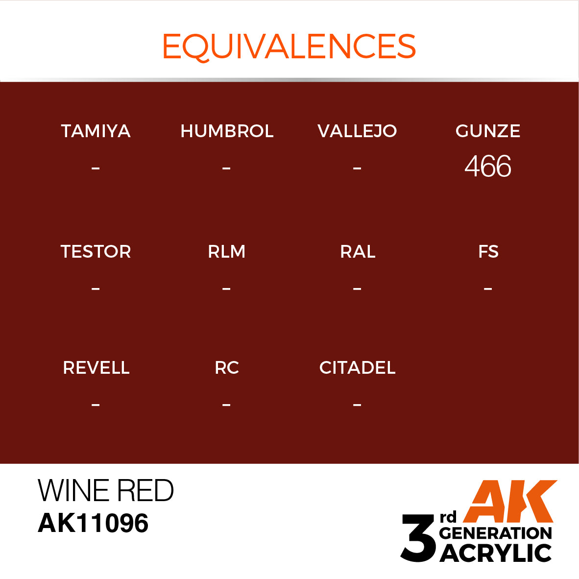 AK-11096 AK Interactive 3G Acrylic Wine Red 17ml