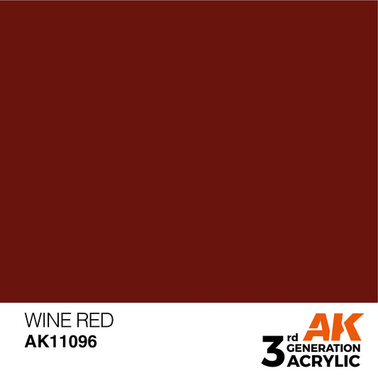 AK-11096 AK Interactive 3G Acrylic Wine Red 17ml