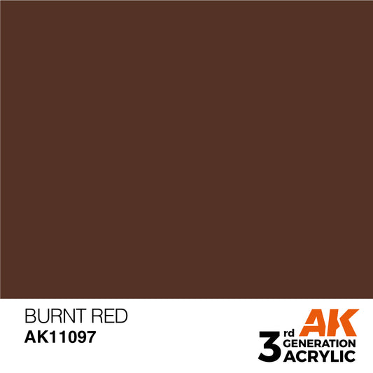 AK-11097 AK Interactive 3G Acrylic Burnt Red 17ml