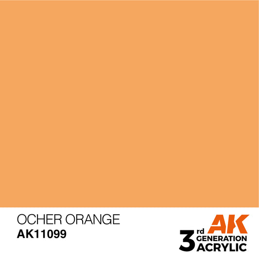 AK-11099 AK Interactive 3G Acrylic Ocher Orange 17ml