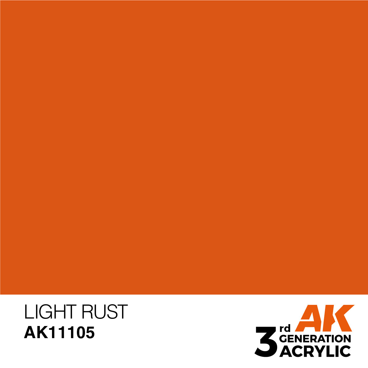 AK-11105 AK Interactive 3G Acrylic Light Rust 17ml