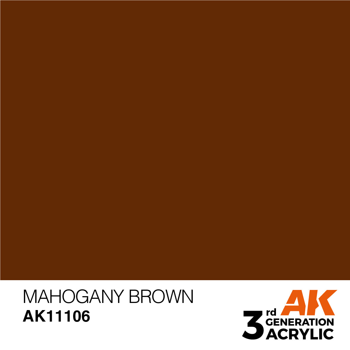 AK-11106 AK Interactive 3G Acrylic Mahogany Brown 17ml