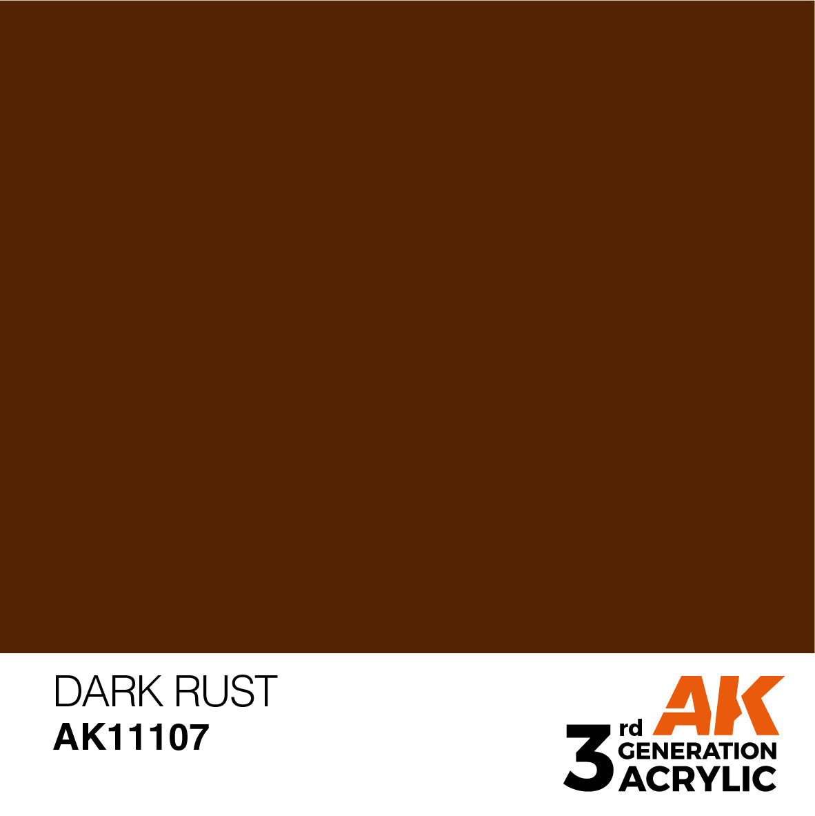 AK-11107 AK Interactive 3G Acrylic Dark Rust 17ml