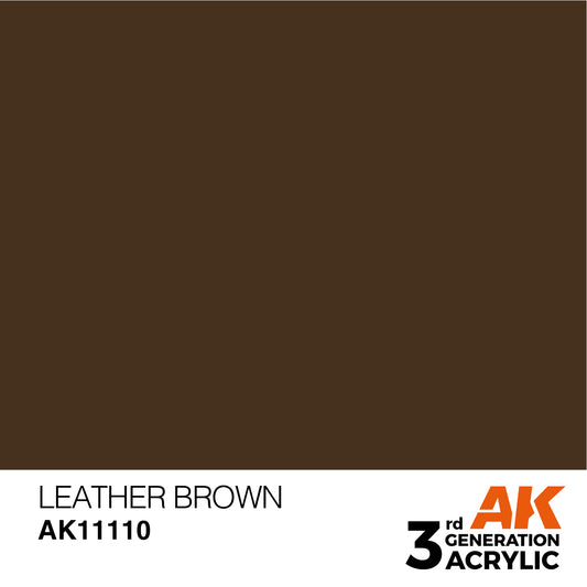 AK-11110 AK Interactive 3G Acrylic Leather Brown 17ml